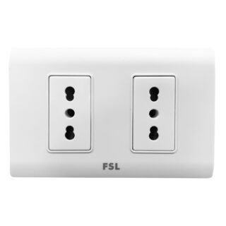 ENCHUFE DOBLE 16 AMPERES FSL F8 SWITCH PANEL F8A-2163W