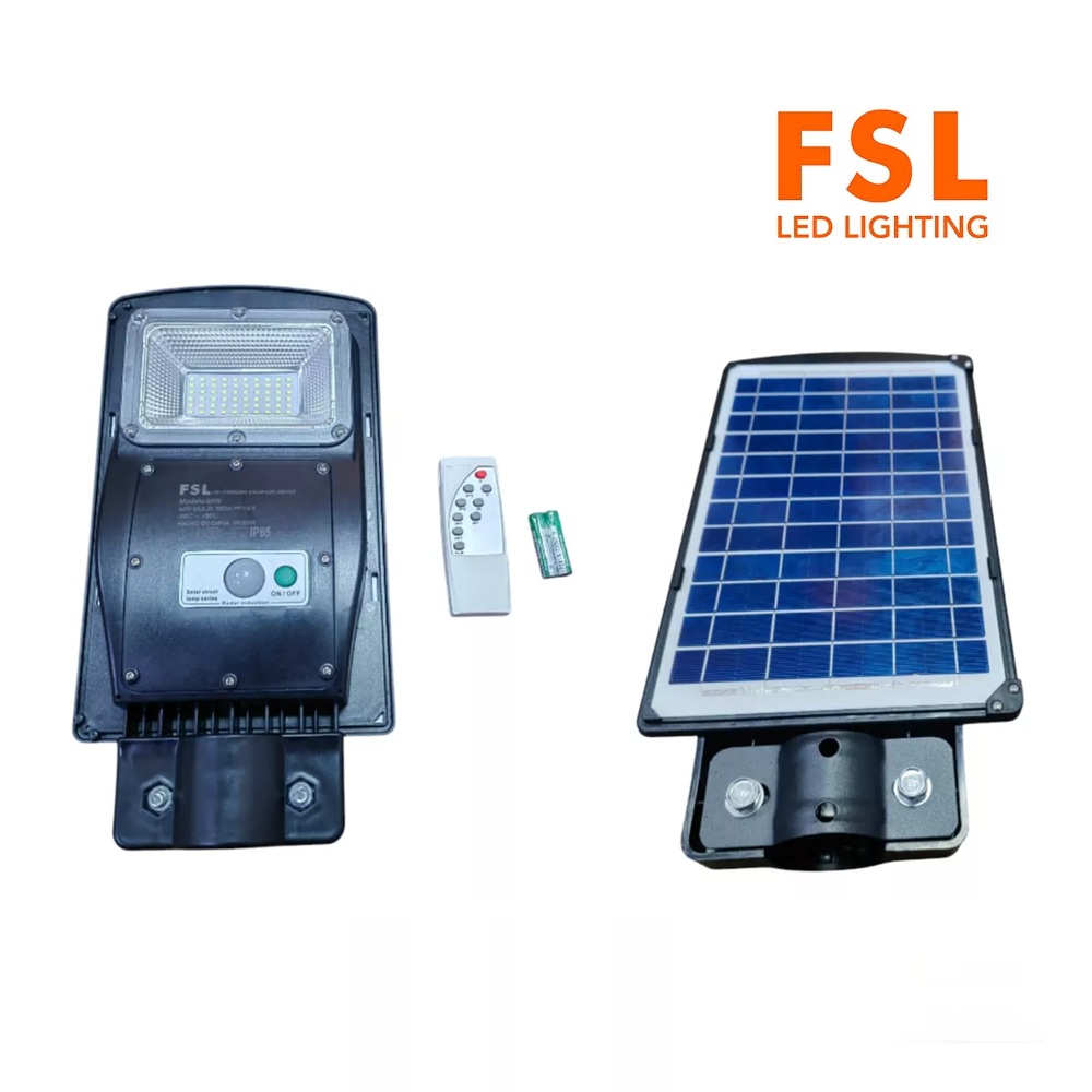 Foco Led Solar Integrado 60w 6500k FSL